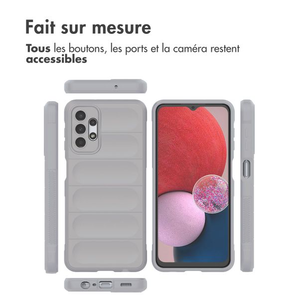 imoshion Coque arrière EasyGrip Samsung Galaxy A13 (4G) - Gris