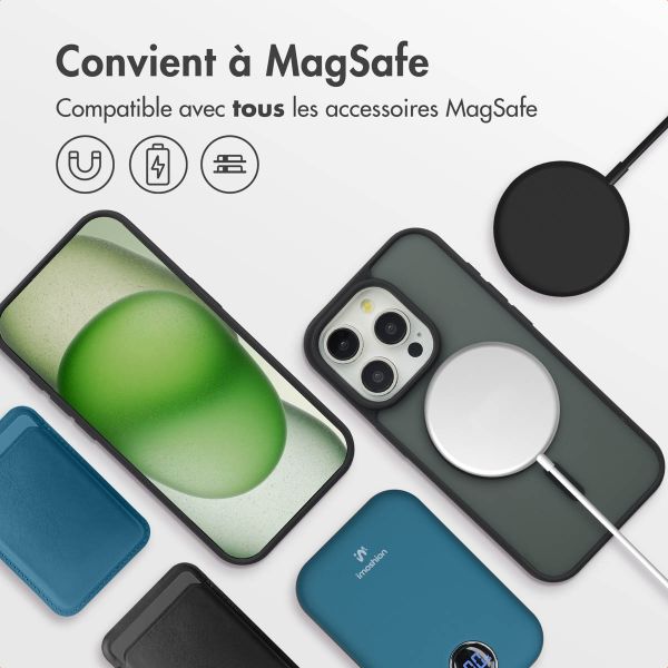 imoshion Coque Color Guard avec MagSafe iPhone 15 Pro - Noir