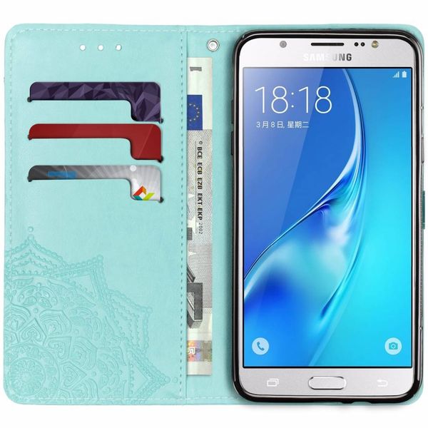 Etui de téléphone Mandala Samsung Galaxy J7 (2016)