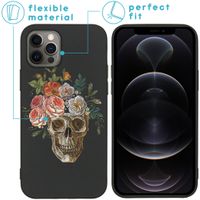 imoshion Coque Design iPhone 12 (Pro) - Skull - Multicolor