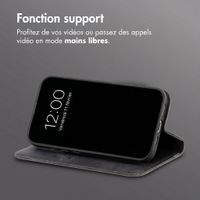 Étui de téléphone portefeuille Slim Oppo A6 (5G) - Noir