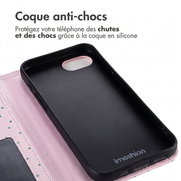 imoshion Étui de télephone portefeuille Design Apple iPhone 17e / 16e - Happy Dots