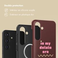 Selencia Coque arrière Vivid avec MagSafe Samsung Galaxy S25 - Delulu