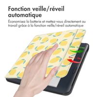 imoshion Design Slim Hard Sleepcover avec support Kobo Libra Colour - Citrus Dream