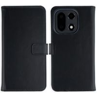 Selencia Étui portefeuille en cuir véritable OnePlus 15 - Noir
