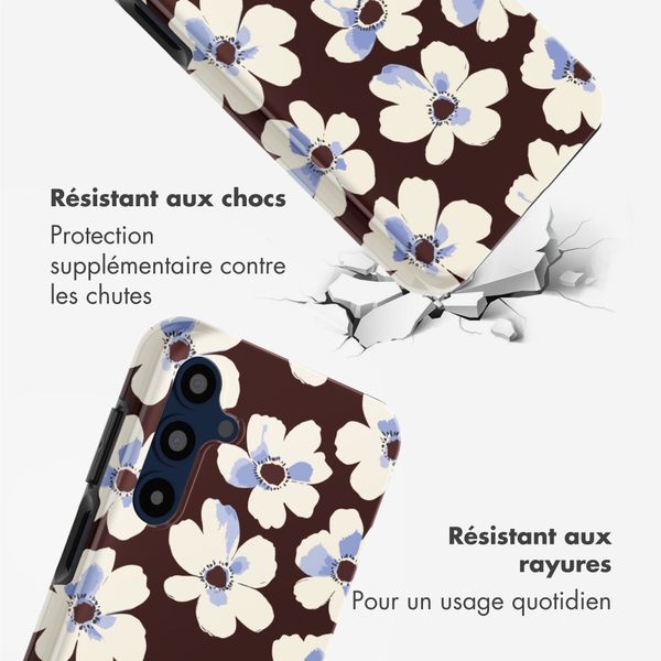 Selencia Coque arrière Vivid Samsung Galaxy A16 - Choco Flower Pop