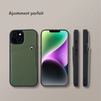 Selencia Coque Riva avec porte-cartes Apple iPhone 14 / 13 - Sage Green