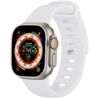 imoshion Bracelet en silicone Apple Watch Series 1-10 / SE / Ultra (2) - 42/44/45/46/49 mm - Blanc