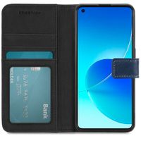 imoshion Étui de téléphone portefeuille Luxe Oppo Reno 6 5G - Bleu foncé