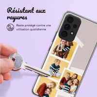 Coque personnalisée avec pellicule N°1 Samsung Galaxy A53 - Transparent