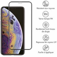 Accezz Protection d'écran en verre trempé Full Cover iPhone 11 Pro Max / Xs Max