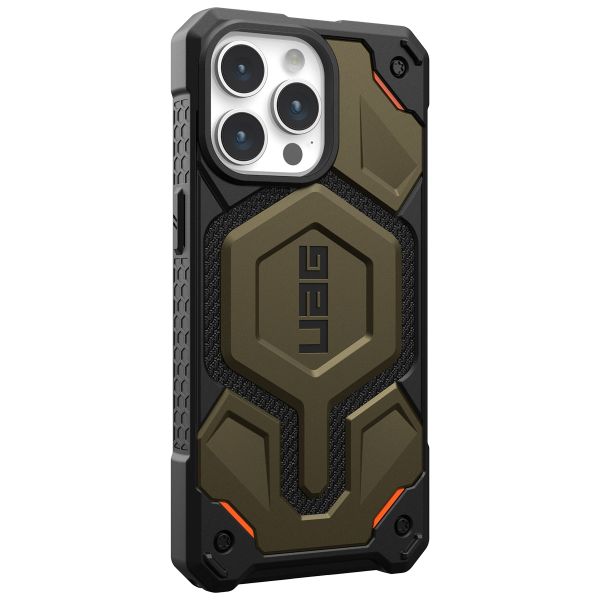 UAG Coque arrière Monarch Pro Apple iPhone 15 Pro Max - Kevlar Element Green