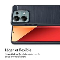 imoshion Coque Brushed Xiaomi Redmi Note 13 Pro (5G) / Poco X6 - Bleu foncé