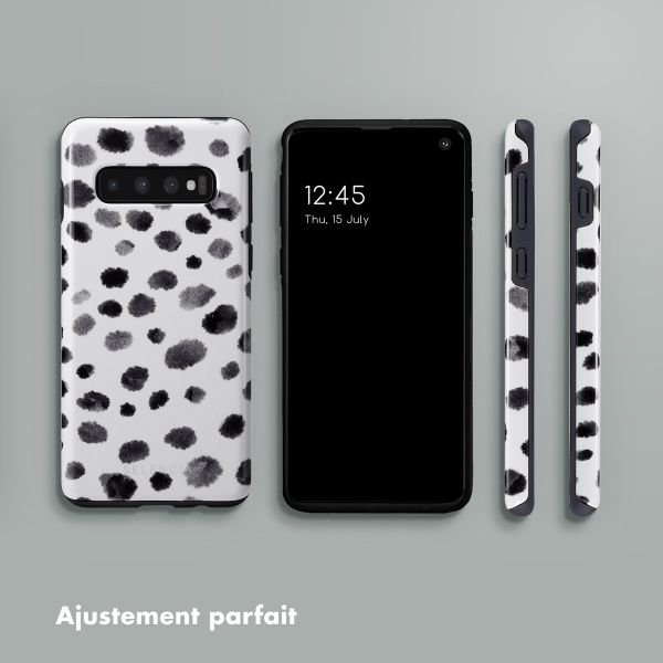 Selencia Coque arrière Vivid Tough Samsung Galaxy S10 - Trendy Leopard