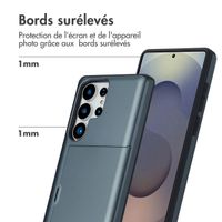 imoshion Coque arrière avec porte-cartes Samsung Galaxy S25 Ultra - Bleu foncé