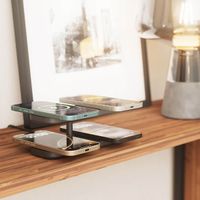 Zens Quattro Wireless Charger Pro 4 - Station de charge sans fil - Compatible Qi2 et MagSafe - Noir