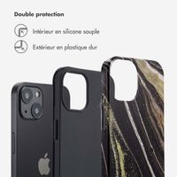 Selencia Coque arrière Vivid Tough iPhone 13 - Chic Marble