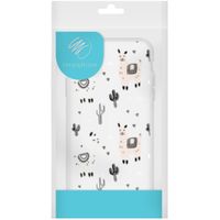 imoshion Coque Design Samsung Galaxy A21s - Llama - Rose