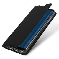 Dux Ducis Étui de téléphone portefeuille Slim Huawei Y6S - Noir