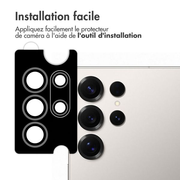 imoshion Lot de 2 protections d'objectif de caméra Samsung Galaxy S25 Ultra - Titanium Gray