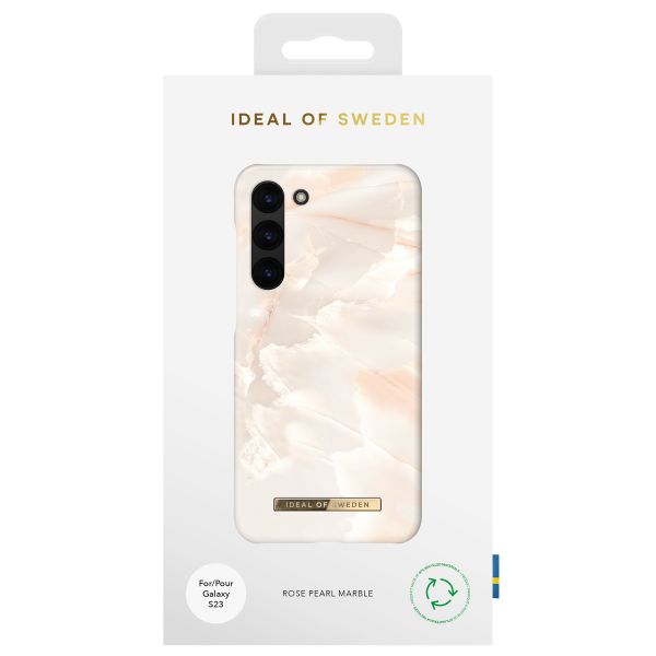 iDeal of Sweden Coque Fashion Samsung Galaxy S23 - Rose Marble