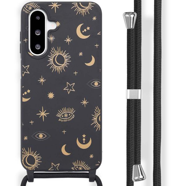 imoshion Coque design en silicone avec cordon Samsung Galaxy A26 - Sky Black