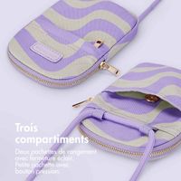 Selencia ﻿Pochette pour téléphone - Swirl Purple