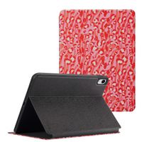 Selencia Coque tablette Vivid Apple iPad 9 (2021) 10.2 pouces / iPad 8 (2020) 10.2 pouces / iPad 7 (2019) 10.2 pouces - Wild Spots Lipstick
