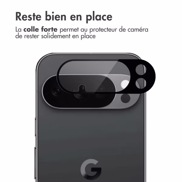 imoshion Protection Caméra en verre trempé 2 Pack Google Pixel 10 Pro - Noir