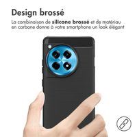 imoshion Coque Brushed OnePlus 12R - Noir