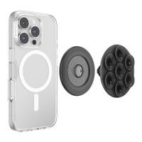 PopSockets Suck-Up Grip & Mount - Ventouse MagSafe - Translucent Black