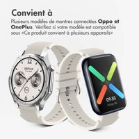 imoshion Bracelet en silicone OnePlus Watch 3 / 2 / 2R / Oppo Watch X2 / X - Beige