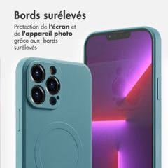 imoshion Coque Couleur avec MagSafe Apple iPhone 13 Pro Max - Smoke Green