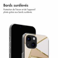 imoshion Coque design pour iPhone 13 - Graphic Beige