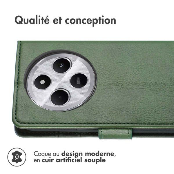 imoshion Étui de téléphone portefeuille Xiaomi Redmi 14C - Vert