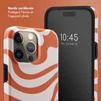 Selencia Coque arrière Vivid Tough iPhone 15 Pro Max - Dream Swirl Orange