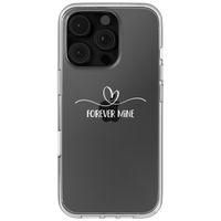 Coque personnalisée avec un cœur élégant iPhone 16 Pro Max - Transparent