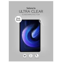 Selencia Protection d'écran Duo Pack Xiaomi Pad 6 / 6 Pro - Transparent