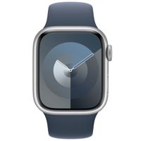 Apple Bracelet Sport Apple Watch Series 1 t/m 9 / SE (38/40/41 mm) | Series 10 / 11 (42 mm) - Taille S/M - Storm Blue