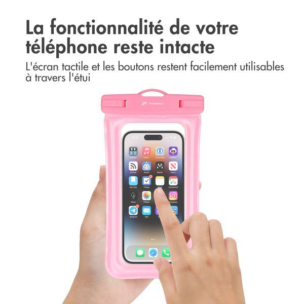 imoshion Pochette étanche universelle - Étui étanche pour téléphone - Rose