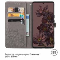 imoshion Etui de téléphone portefeuille Mandala Google Pixel 7 - Gris