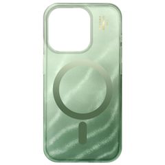 iDeal of Sweden Coque Clear MagSafe Apple iPhone 15 Pro - Sage Green