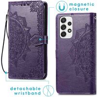 imoshion Etui de téléphone portefeuille Mandala Samsung Galaxy A53 - Violet