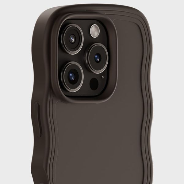 Holdit Coque Wavy Apple iPhone 16 Pro - Chocolate