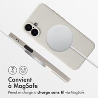 imoshion Coque Couleur avec MagSafe Apple iPhone 16 Plus - Beige