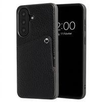 Selencia Coque Riva avec porte-cartes Samsung Galaxy A57 (5G) - Noir