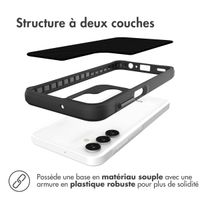 imoshion Rugged Hybrid Carbon Case Samsung Galaxy A15 (5G/4G) - Noir