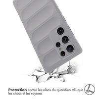 imoshion Coque arrière EasyGrip Samsung Galaxy S23 Ultra - Gris