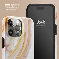 Selencia Coque arrière Vivid Apple iPhone 15 Pro Max - Chic Marble Gold