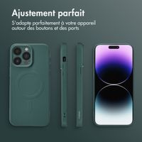 imoshion Coque Couleur avec MagSafe Apple iPhone 14 Pro Max - Vert foncé